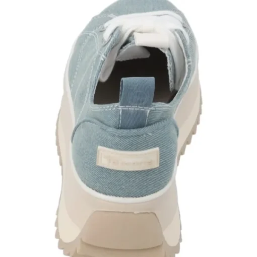 Damen Tamaris Klassische- & Business Schuhe<23731, Schnürschuhe, Damen, denim