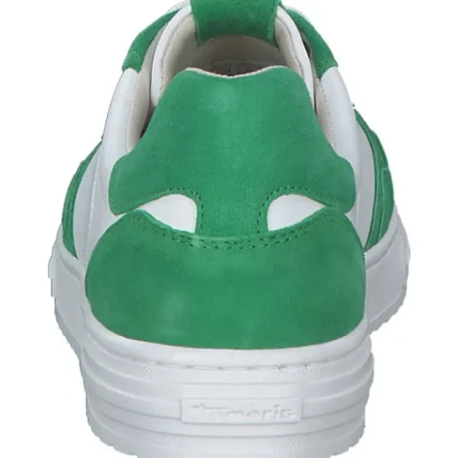 Damen Tamaris Klassische- & Business Schuhe<23617, Schnürschuhe, Damen, green