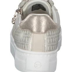 Damen Tamaris Klassische- & Business Schuhe<23313, Schnürschuhe, Damen, IVORY/GOLD