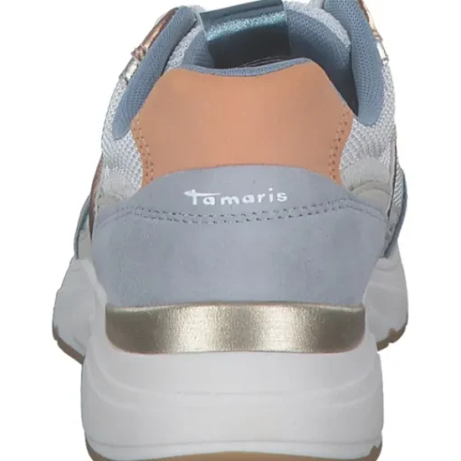 Damen Tamaris Klassische- & Business Schuhe<23745-43, Schnürschuhe, Damen, LIGHT BLUE COMB