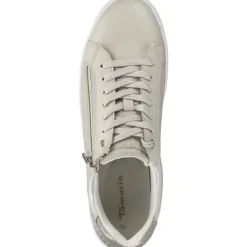Damen Tamaris Klassische- & Business Schuhe<23313, Schnürschuhe, Damen, IVORY/GOLD