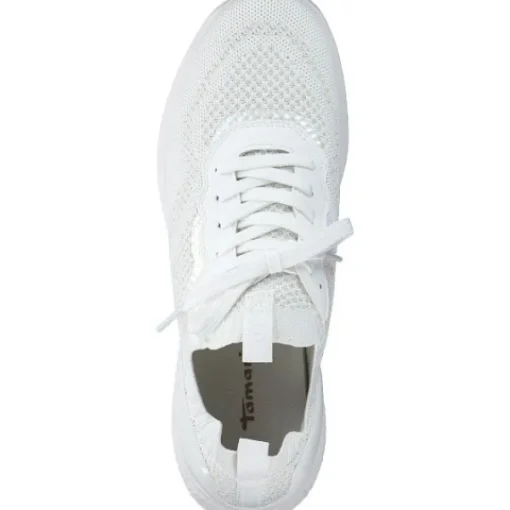 Damen Tamaris Klassische- & Business Schuhe<1-23714-42/100, Schnürschuhe, Damen, Weiß