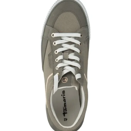 Damen Tamaris Klassische- & Business Schuhe<1-23607-42/722, Schnürschuhe, Damen, olive
