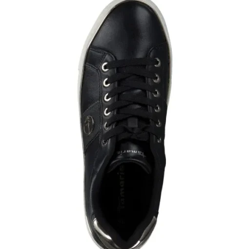 Damen Tamaris Klassische- & Business Schuhe<23724, Schnürschuhe, Damen, black
