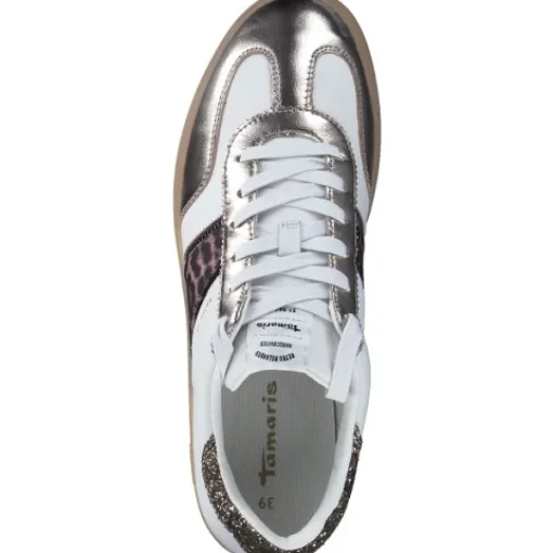 Damen Tamaris Klassische- & Business Schuhe<23624, Schnürschuhe, Damen, LEOPARD COMB