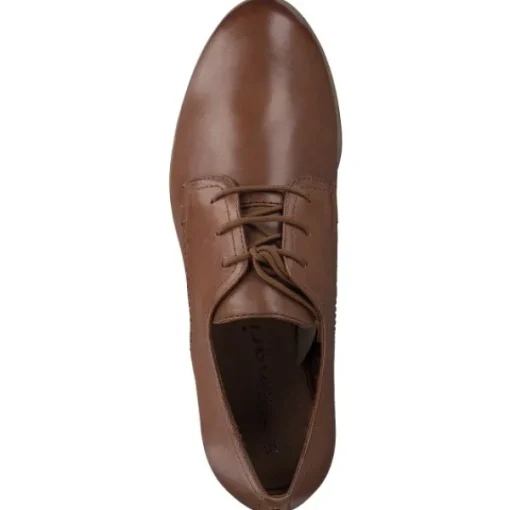 Damen Tamaris Klassische- & Business Schuhe<23218, Schnürschuhe, Damen, Braun (Nut)