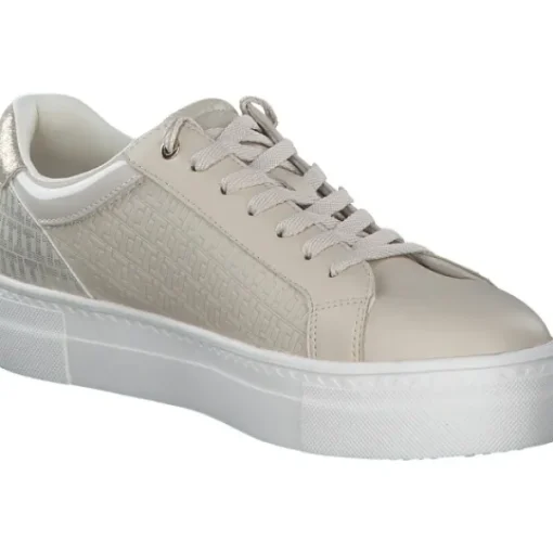 Damen Tamaris Klassische- & Business Schuhe<23313, Schnürschuhe, Damen, IVORY/GOLD