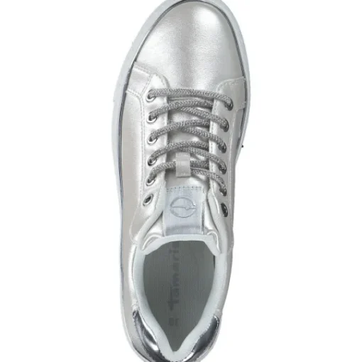 Damen Tamaris Klassische- & Business Schuhe<23751-44, Schnürschuhe, Damen, WHITE PEARL