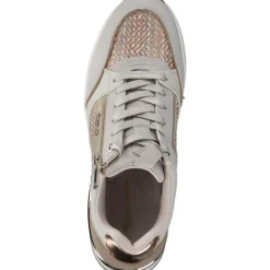 Damen Tamaris Klassische- & Business Schuhe<23703, Schnürschuhe, Damen, IVORY STRUCT