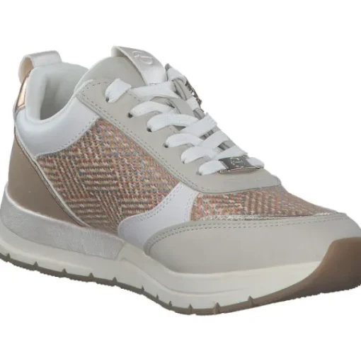 Damen Tamaris Klassische- & Business Schuhe<23732, Schnürschuhe, Damen, IVORY STRUCT