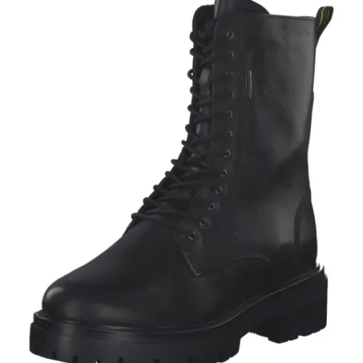 Damen Tamaris Stiefel<26286, Schnürstiefeletten, Damen, Black