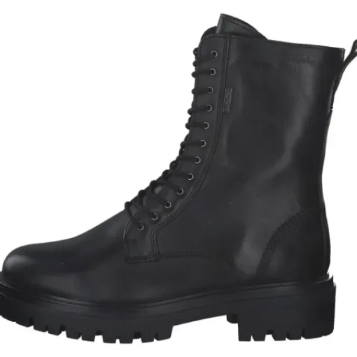 Damen Tamaris Stiefel<26286, Schnürstiefeletten, Damen, Black