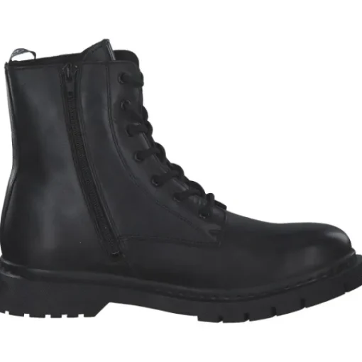 Damen Tamaris Stiefel<25269, Schnürstiefeletten, Damen, Schwarz