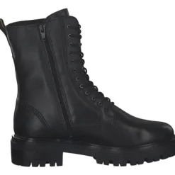 Damen Tamaris Stiefel<26286, Schnürstiefeletten, Damen, Black