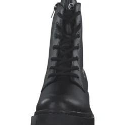 Damen Tamaris Stiefel<25269, Schnürstiefeletten, Damen, Schwarz