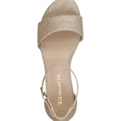 Damen Tamaris Sling-pumps<28295, Sling-Pumps, Damen, LT.GOLD GLAM