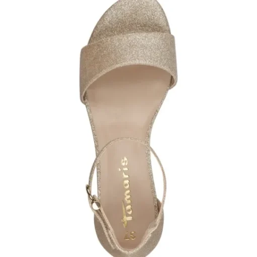 Damen Tamaris Sling-pumps<28295, Sling-Pumps, Damen, LT.GOLD GLAM