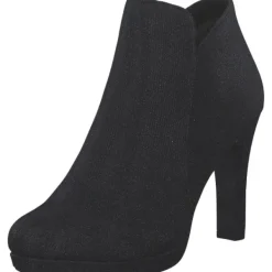 Damen Tamaris Stiefel<25097, Stiefeletten, Damen, Schwarz