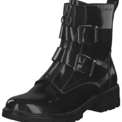 Damen Tamaris Stiefel<25414, Stiefeletten, Damen, Anthracite Pat