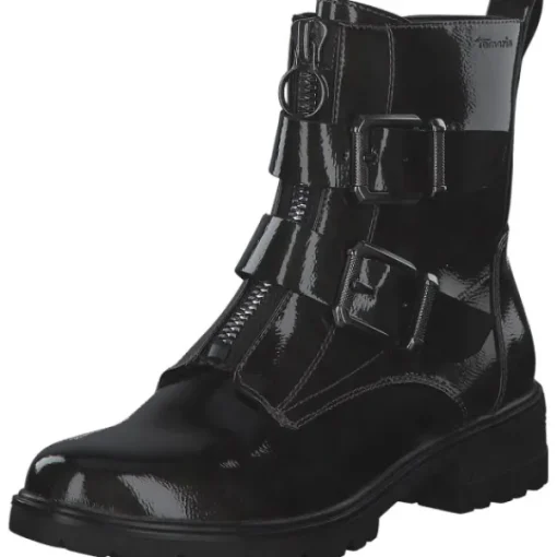 Damen Tamaris Stiefel<25414, Stiefeletten, Damen, Anthracite Pat