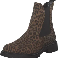 Damen Tamaris Stiefel<1-25849-43/360, Stiefeletten, Damen, Braun (Leopard)