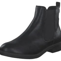 Damen Tamaris Stiefel<1-25312-41/001, Stiefeletten, Damen, Schwarz (Black)