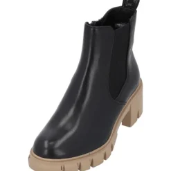 Damen Tamaris Stiefel<25419, Stiefeletten, Damen, Schwarz