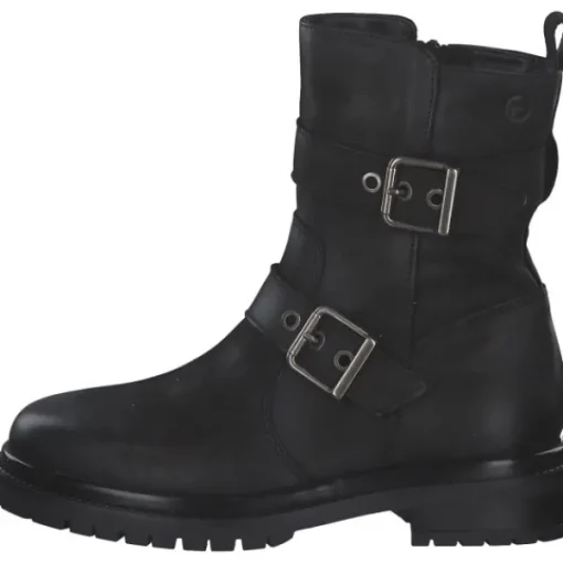 Damen Tamaris Stiefel<1-25474, Stiefeletten, Damen, Black (Schwarz)