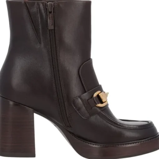 Damen Tamaris Stiefel<25358, Stiefeletten, Damen, Braun (Mahagony)