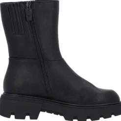 Damen Tamaris Stiefel<25802, Stiefeletten, Damen, Schwarz
