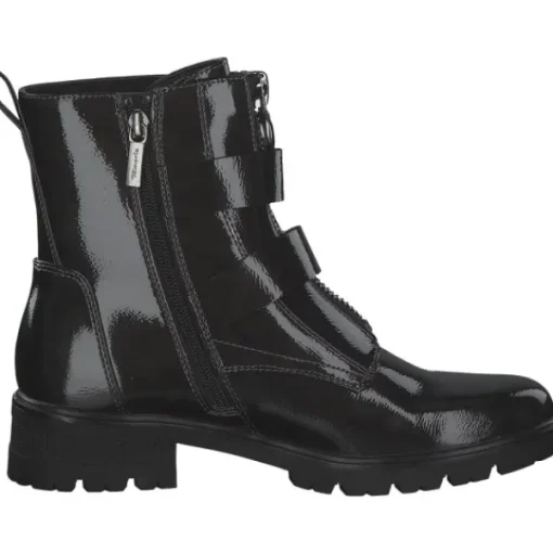 Damen Tamaris Stiefel<25414, Stiefeletten, Damen, Anthracite Pat
