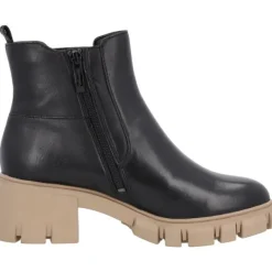 Damen Tamaris Stiefel<25419, Stiefeletten, Damen, Schwarz