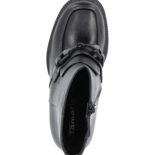 Damen Tamaris Stiefel<25358, Stiefeletten, Damen, Schwarz