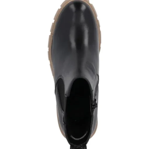 Damen Tamaris Stiefel<25419, Stiefeletten, Damen, Schwarz