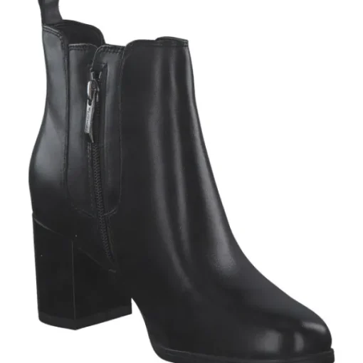Damen Tamaris Stiefel<1-25377-41/001, Stiefeletten, Damen, Schwarz (Black)