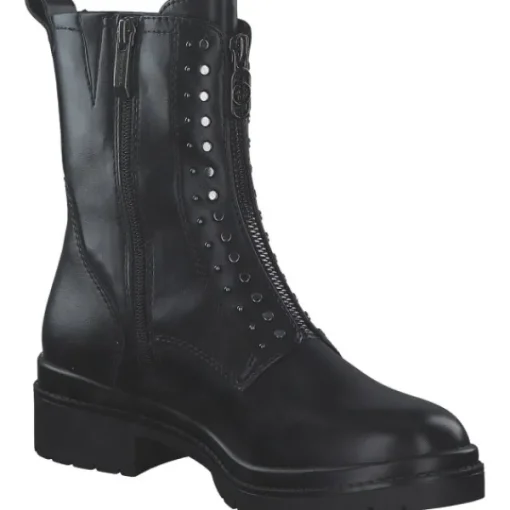 Damen Tamaris Stiefel<1-25472-43/001, Stiefeletten, Damen, Black