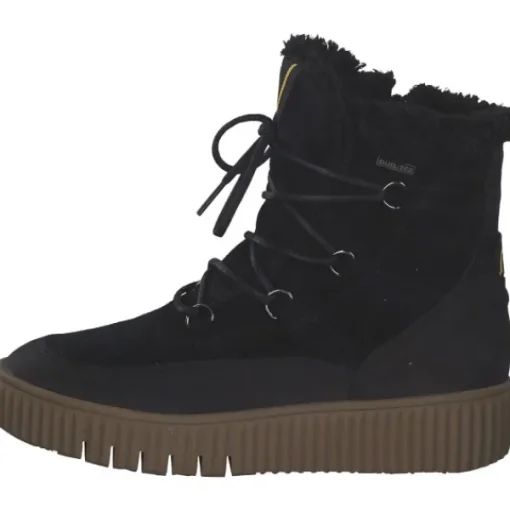 Damen Tamaris Stiefel<26816, Winterstiefeletten, Damen, Schwarz