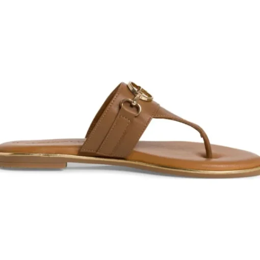 Damen Tamaris Pantoletten & Badeschuhe<27106, Zehentrenner, Damen, cognac