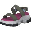 Damen Timberland Sandaletten<Adley Way Sandal 2, Keilsandaletten, Damen, dark green