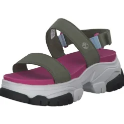 Damen Timberland Sandaletten<Adley Way Sandal 2, Keilsandaletten, Damen, dark green