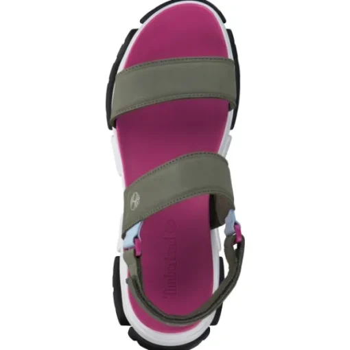 Damen Timberland Sandaletten<Adley Way Sandal 2, Keilsandaletten, Damen, dark green