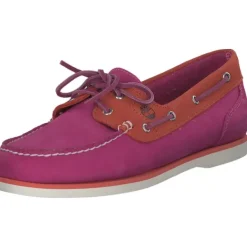 Damen Timberland Slipper<Classic Boat Amherst 2 Eye, Mokassins, Damen, bright pink