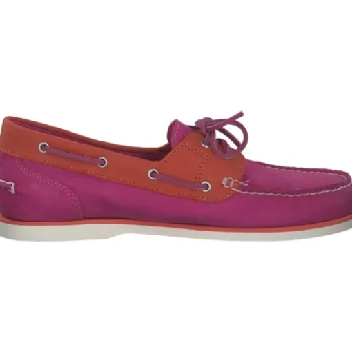 Damen Timberland Slipper<Classic Boat Amherst 2 Eye, Mokassins, Damen, bright pink