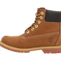 Damen Timberland Stiefel<6in Premium Boot W, Schnürstiefeletten, Damen, Braun