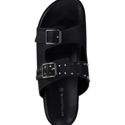 Damen Tom Tailor Pantoletten & Badeschuhe<3293601, Pantoletten, Damen, Schwarz
