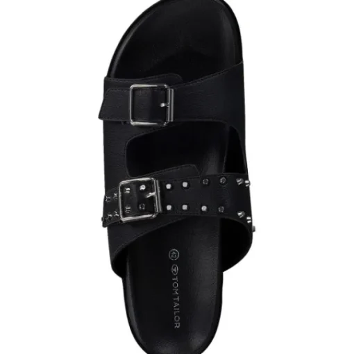 Damen Tom Tailor Pantoletten & Badeschuhe<3293601, Pantoletten, Damen, Schwarz