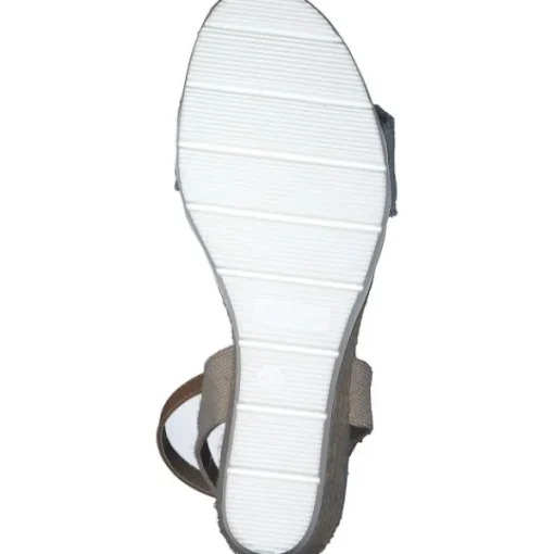 Damen Tom Tailor Sandaletten<5390040017, Plateau-Sandaletten, Damen, sky