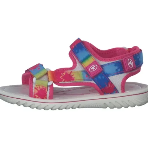 Damen Tom Tailor Sandalen<5370606, Sandalen (Kinder), Damen, pink-multi