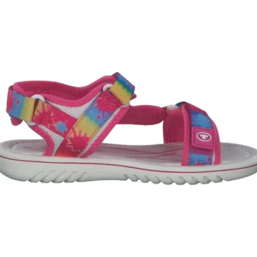 Damen Tom Tailor Sandalen<5370606, Sandalen (Kinder), Damen, pink-multi