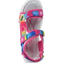Damen Tom Tailor Sandalen<5370606, Sandalen (Kinder), Damen, pink-multi